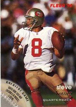 Steve Young San Francisco 49ers 1996 Fleer NFL #128